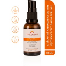 The Flare Health Care Cilt Tonu Eşitleyici Ve Aydınlatıcı %10 C Vitamini Serum 30 ml