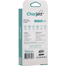 Charjett 2.4A Lightning USB Hızlı Seyahat Şarj Aleti Seti