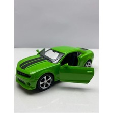 Hepsilazım Diecast,metal Model  Oyuncak Araba Chevrolet Camaro Kaput Bagaj Açılır Çek Bırak