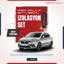 Tear Now Renault Symbol (2013-2024) Torpido-Kapı Içi Izolasyon Seti - Siyah