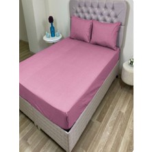 Ogi Home Ranforce Yastıklı Çarşaf 180X200+20 cm ve 50X70 cm 2li Yastık