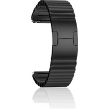 Kny Huawei Watch Gt 4 46 mm (22MM) Için Krd-35 Düz Çizgi Model Metal Kayış-Kordon