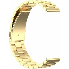 Kny Huawei Watch 4 Pro 47 mm (22MM) Için Klasik Model Metal Kayış-Kordon