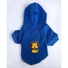 Bonanza Blue Lion Kedi Kapşonlu Sweatshirt, Hoodie Kedi Kazağı, Kedi Kıyafeti