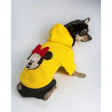 Bonanza Yellow Mickey Köpek Sweatshirt  Hoodie  Köpek Kazağı  Köpek Kıyafeti