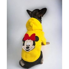 Bonanza Yellow Mickey Köpek Sweatshirt  Hoodie  Köpek Kazağı  Köpek Kıyafeti