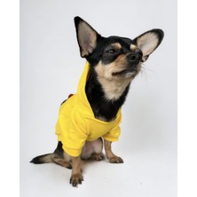 Bonanza Yellow Mickey Köpek Sweatshirt  Hoodie  Köpek Kazağı  Köpek Kıyafeti