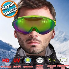 Nzb Kayak Gözlüğü Değiştirebilir Camlı Antifog Güneş Kar Koruyucu Gözlük Gökkuşağı Snowboard Glasses Gözlük