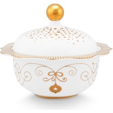 Pip Studio Royal Gold White Beyaz Porselen Şekerlik 235 ml
