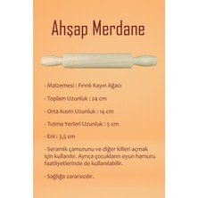 Acuto Beyaz Seramik Hamuru 1 kg Kil Ebeşuar Seti 6X15 ml Akrilik Set 50 cc Vernik Ahşap Merdane Zımpara