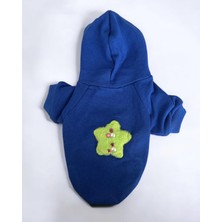 Bonanza Green Stars Kedi Kapşonlu Sweatshirt, Hoodie Kedi Kazağı, Kedi Kıyafeti