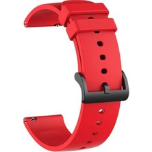 Basias Amazfit Gts 3 / Amazfit Gts 4 Mini / Amazfit Gtr Mini Uyumlu Tokalı Silikon Kordon (20MM)