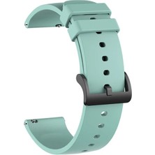 Basias Amazfit Gts 3 / Amazfit Gts 4 Mini / Amazfit Gtr Mini Uyumlu Tokalı Silikon Kordon (20MM)