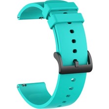 Basias Amazfit Gts 3 / Amazfit Gts 4 Mini / Amazfit Gtr Mini Uyumlu Tokalı Silikon Kordon (20MM)