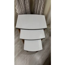 Dekor Lüx 3lü Zigon Sehpa