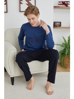 Kly Pijama Kly 6002 Sıfır Yaka Orta Kalın Pijama Takım
