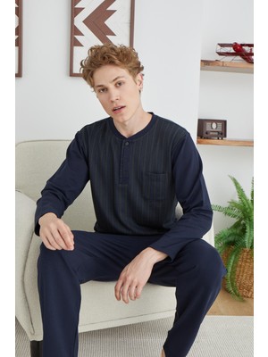Kly Pijama Kly 8003 Midi Yaka Pijama Takım
