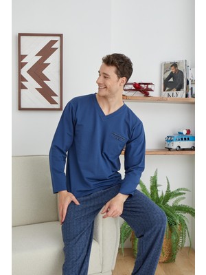 Kly Pijama Kly 8022 V Yaka Pijama Takım