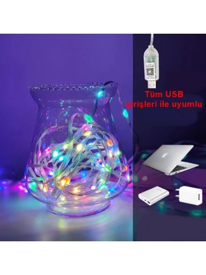 Gaman Yeni Model Bluetoothlu USB LED Işık 10 Metre Rgb Çok Renkli Sese Duyarlı Çok Modlu