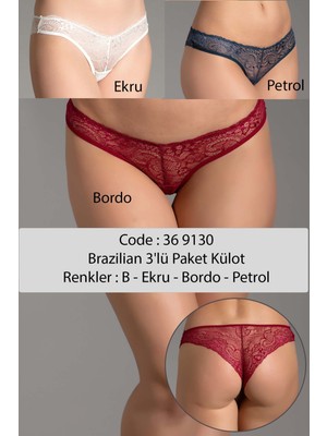 NEWBRA LINGERIE Kadın Brazillian Külot