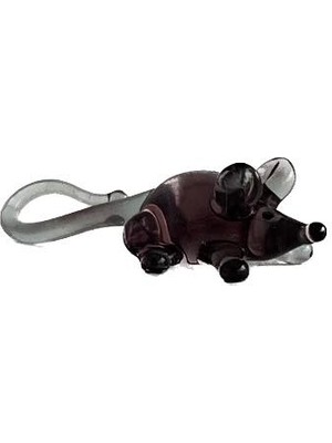 Hasyılmaz El Yapımı Mini Murano Cam Fare Biblo A111-06