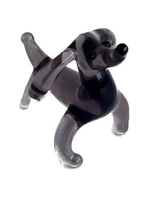 Hasyılmaz El Yapımı Mini Murano Cam Köpek Biblo A114-01