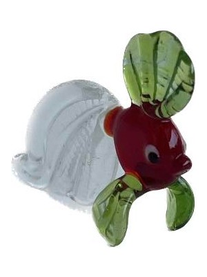 Hasyılmaz El Yapımı Mini Murano Cam Balık Biblo A113-01