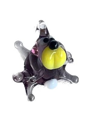 Hasyılmaz El Yapımı Mini Murano Cam Köpek Biblo A124-01