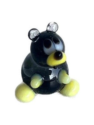 Hasyılmaz El Yapımı Mini Murano Cam Ayı Biblo A124-03