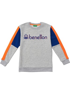 United Colors Of Benetton Erkek Çocuk Kapüşonlu Sweatshirt