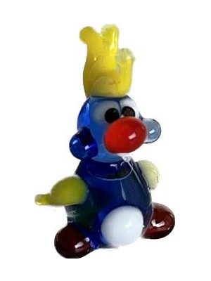 Hasyılmaz El Yapımı Mini Murano Cam Papağan Biblo A135-05