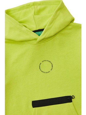 United Colors Of Benetton Erkek Çocuk Kapüşonlu Sweatshirt