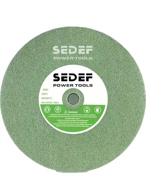 Sedef Power Tools 200X25X20 Mm Yeşil Skoç Elyaf Zımpara Taşı 7Pa 240 Kum