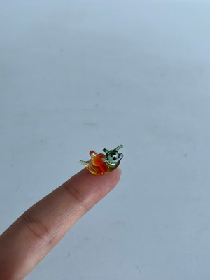 Hasyılmaz El Yapımı Mini Murano Cam Salyangoz Biblo A123-06