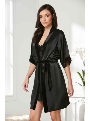Pierre Cardin 4045 Kadife Gecelik Takım
