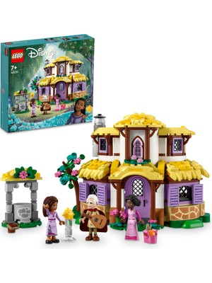 LEGO® | Disney Asha'nın Evi 43231 - 7 Yaş ve Üzeri Çocuklar ve Disney Dilek Filminin Hayranları için İnşa Edilebilen Yaratıcı Oyuncak Yapım Seti (509 Parça)