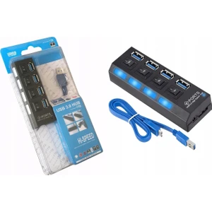 MC3004 USB Hub 4 Port USB 3.0 Çoğaltıcı Hub Aç/kapat Anahtarlı
