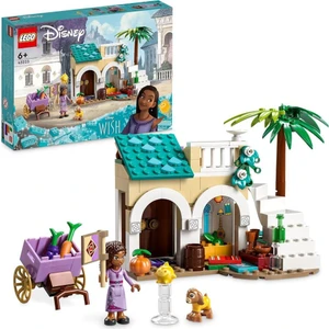 LEGO® | Disney Asha Rosas Şehrinde 43223 - 6 Yaş ve Üzeri Çocuklar için Dilek Filminden Koleksiyonluk Yaratıcı Oyuncak Yapım Seti (154 Parça)
