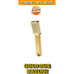 Gold Duş Başlığı - Bütün Hortumlara Uyumludur