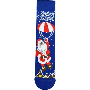 Carnaval Socks Mavi Merry Christmas Yazılı Yılbaşı Çorabı