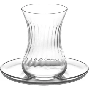 Dilek 12'li Çay Seti - 6 Çay Bardağı + 6 Çay Tabağı