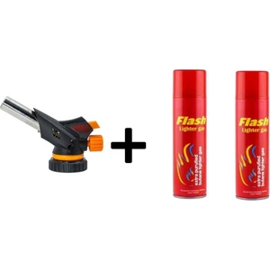CAMPING TIME 1300 Derece Profesyonel Pürmüz Çakmak WS-509C Kafa Çakmak 2 Adet Flash Gaz Hediye WS-509C+2FLASH