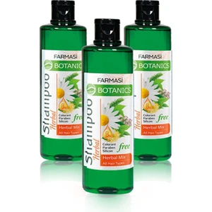 Botanics Herbal Mix Şampuan 500 ml x 3 Adet