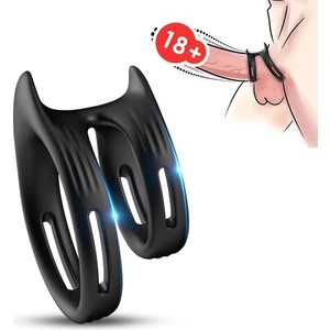 Love Glow Slıt Silikon Testis ve Penis Halkası