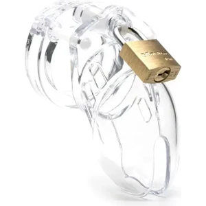 Love Glow CB6000S Chastity Cock Cage Penis Esaret Kafesi Clear S