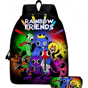 Rainbow Arkadaşlar Roblox Gökkuşağı Arkadaşlar Ilkokul ve Ortaokul Öğrencileri Okul Çantası Çocuk Sırt Çantası Omuz Çantası (Yurt Dışından)