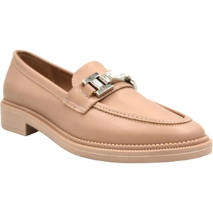 Park Moda Toka Detaylı Loafer Günlük Kadın Ayakkabı Nut