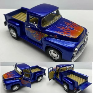 Diecast,metal Model Oyuncak Araba Ford F-100 Pick Up Çek Bırak Lisanslı 1:36 Ölçek Araba