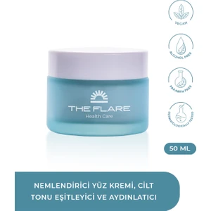 The Flare Health Care Nemlendirici Yüz ve Cilt Bakım Kremi Tüm Cilt Tipleri 50 ml