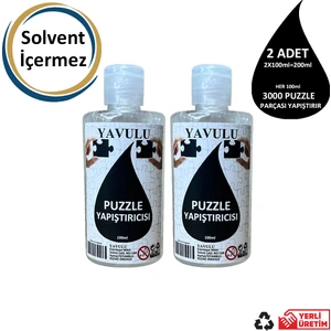 Puzzle Yapıştırıcısı / Puzzle Koruyucusu / Puzzle Tutkalı (Şeffaf) 100 Ml (2 Adet )